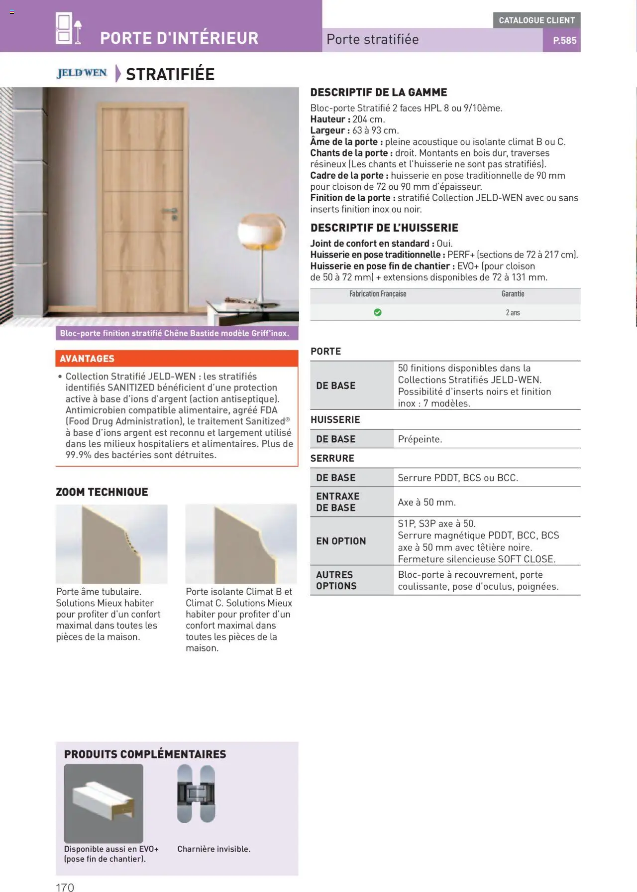  | Page: 170 | Produits: Base, Charnière, Porte, Cadre