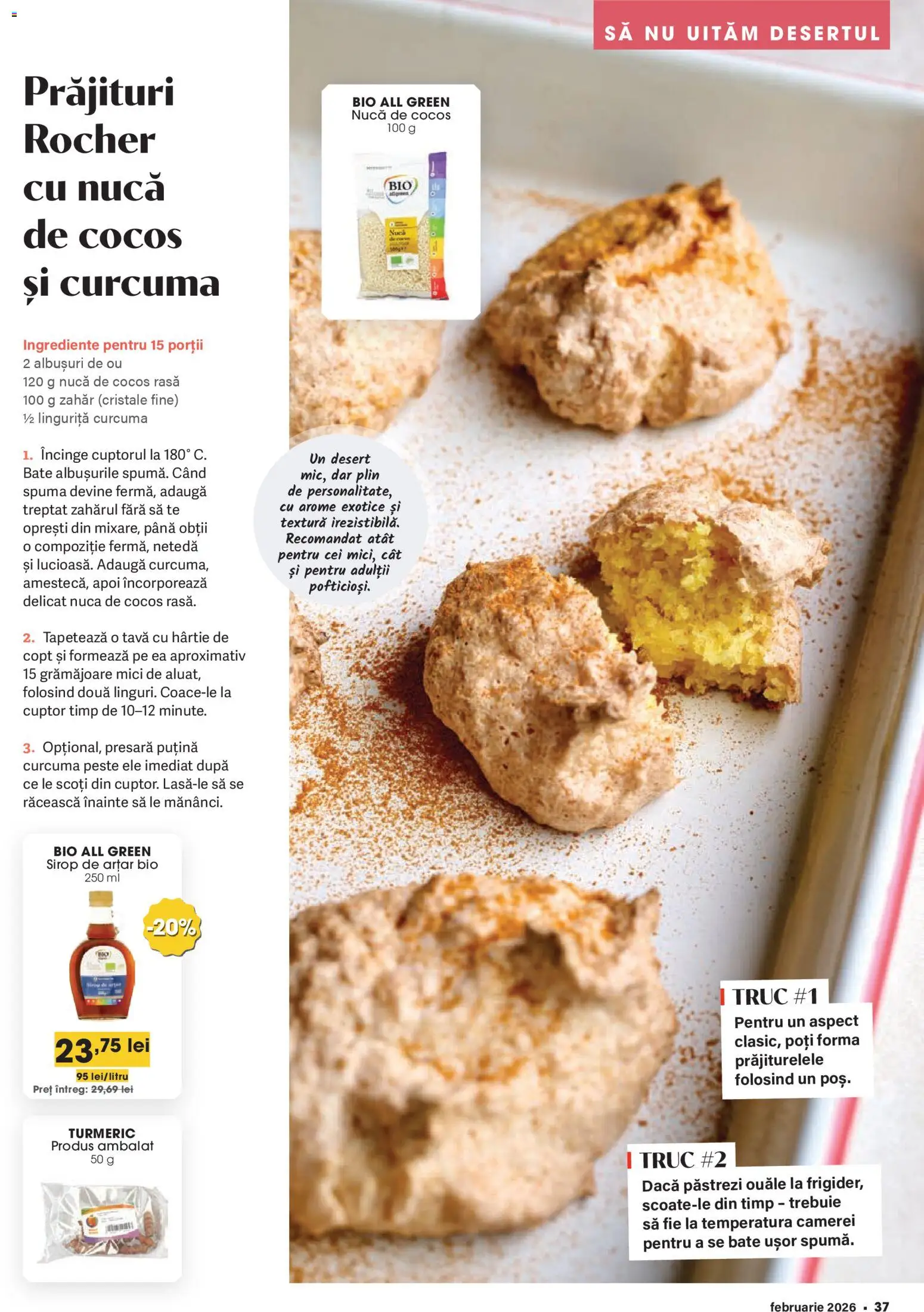 Noul catalog Mega Image – valabil de la 29.01.2026 | Pagină: 37 | Produse: Şerit ödül, Cuptor, Sirop de arțar, Zahăr