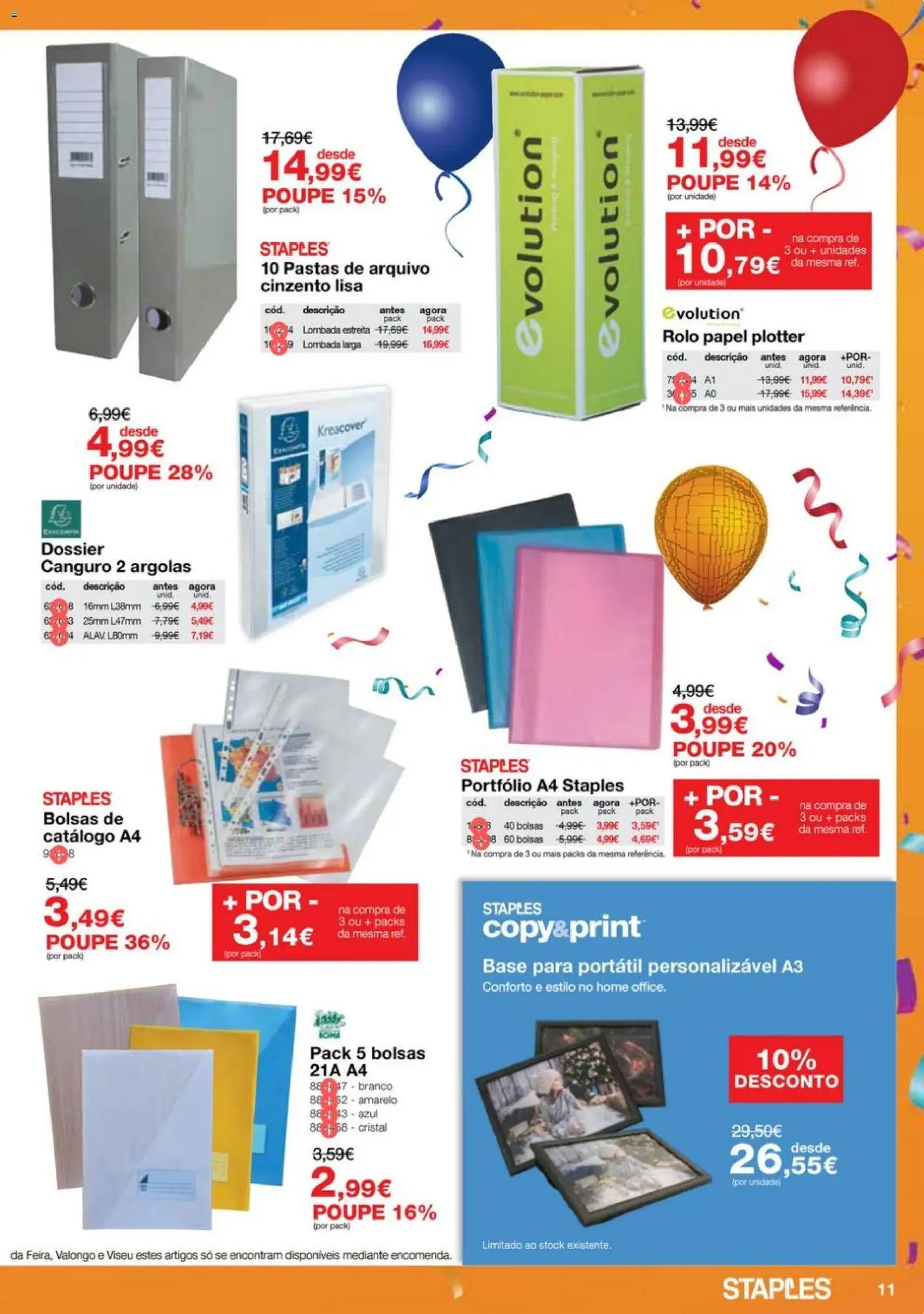 Staples - Festa das Cadeiras e Mobiliário │ válido de 06.11.2025 | Página: 11 | Produtos: Base