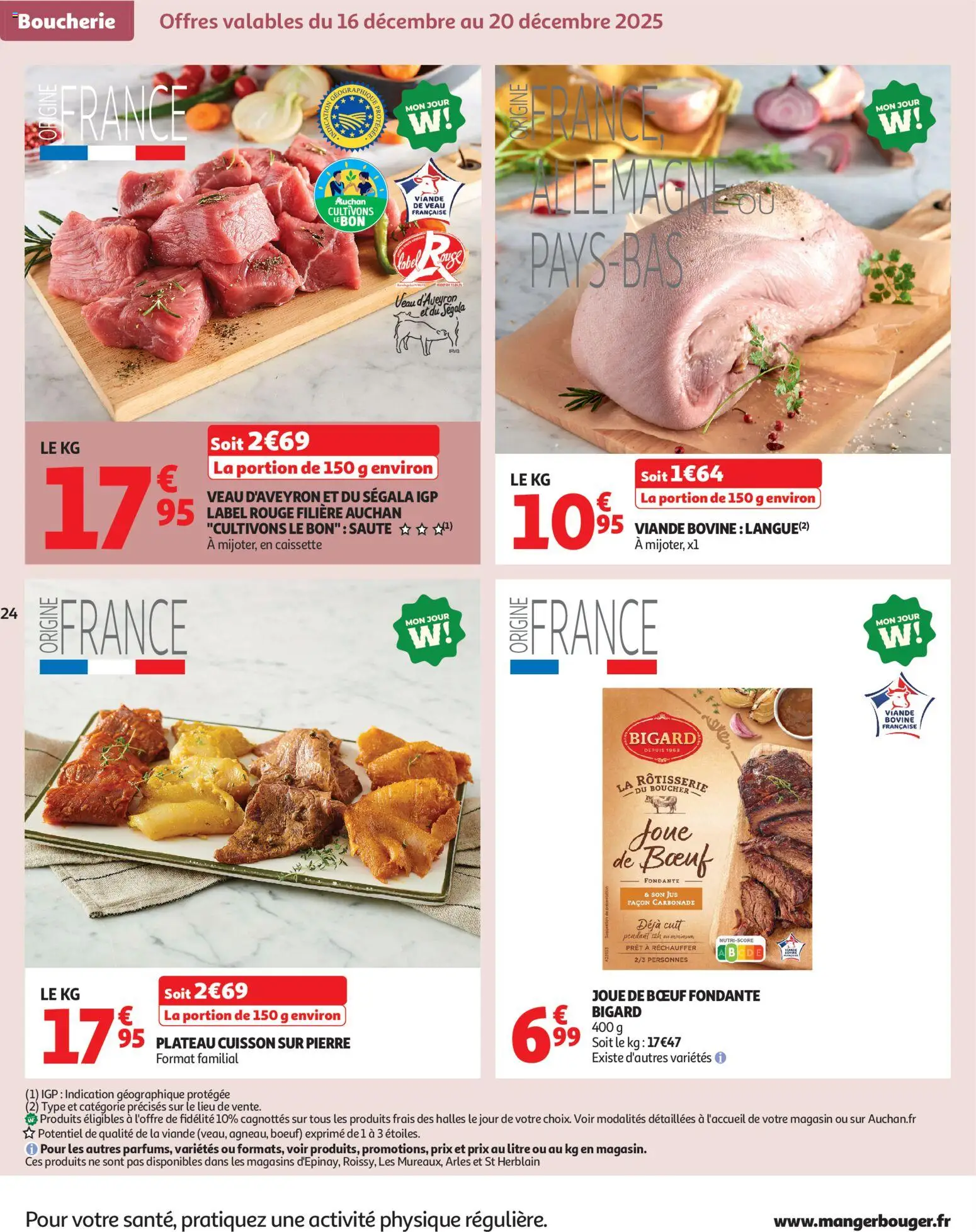 {H1} | Page: 24 | Produits: Plateau, Viande, Jus, Viande bovine
