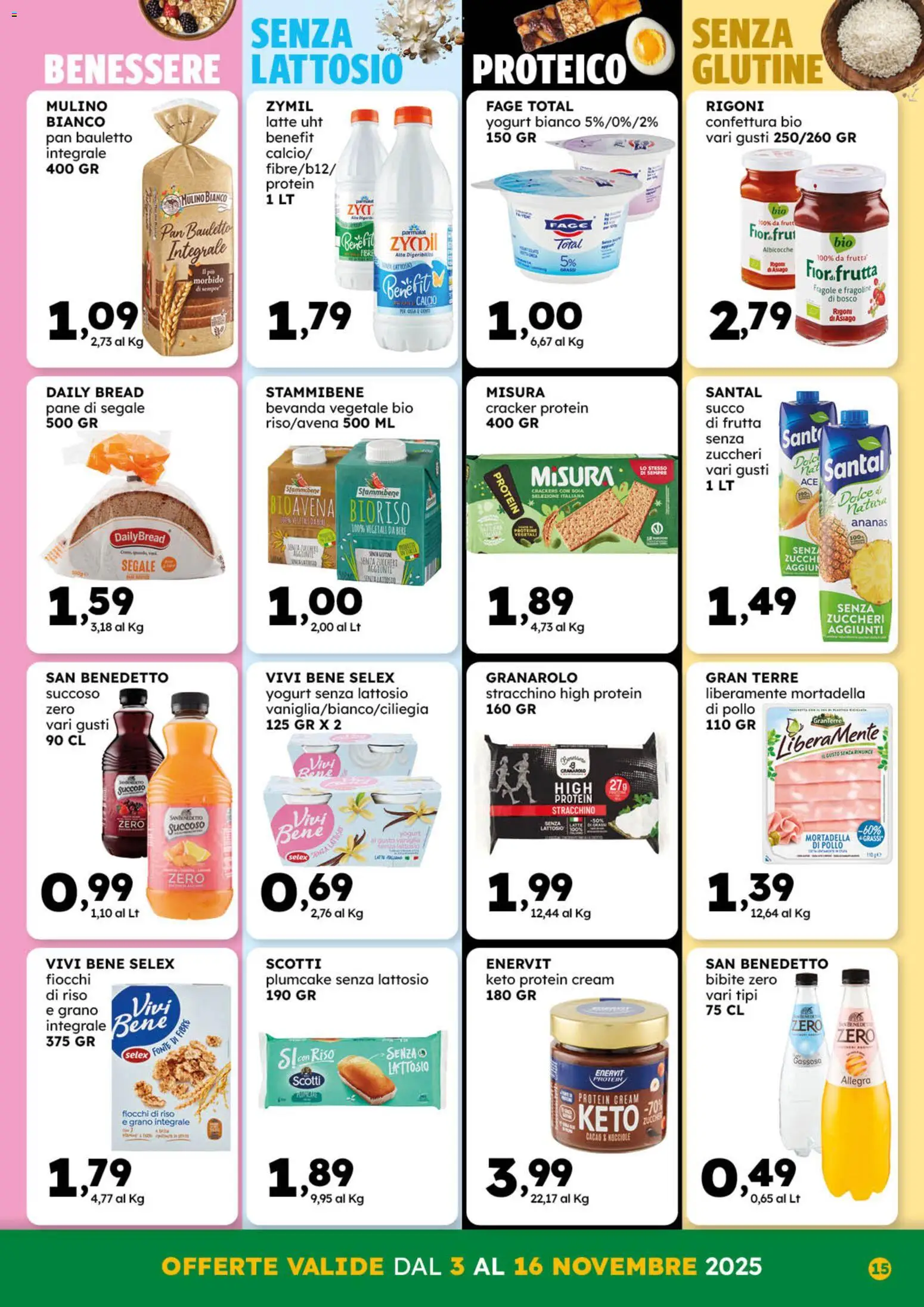 Volantino GECOP del 03.11.2025 | Pagina: 15 | Prodotti: Yogurt, Riso, Latte, Plumcake