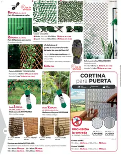 Vista previa BricoCentro folleto válido desde el 23.03.2026 | Página: 36 | Productos: Cortina, Té