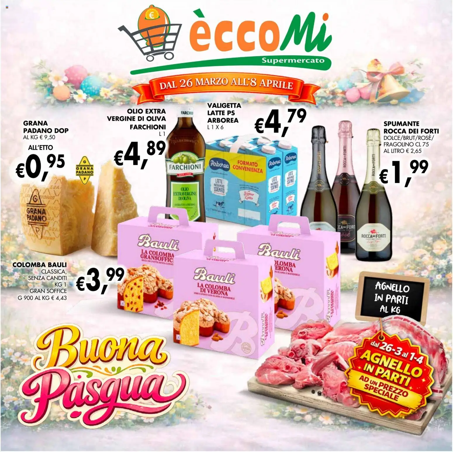 Volantino Coal del 26.03.2026 | Pagina: 1 | Prodotti: Latte, Olio, Agnello, Valigetta