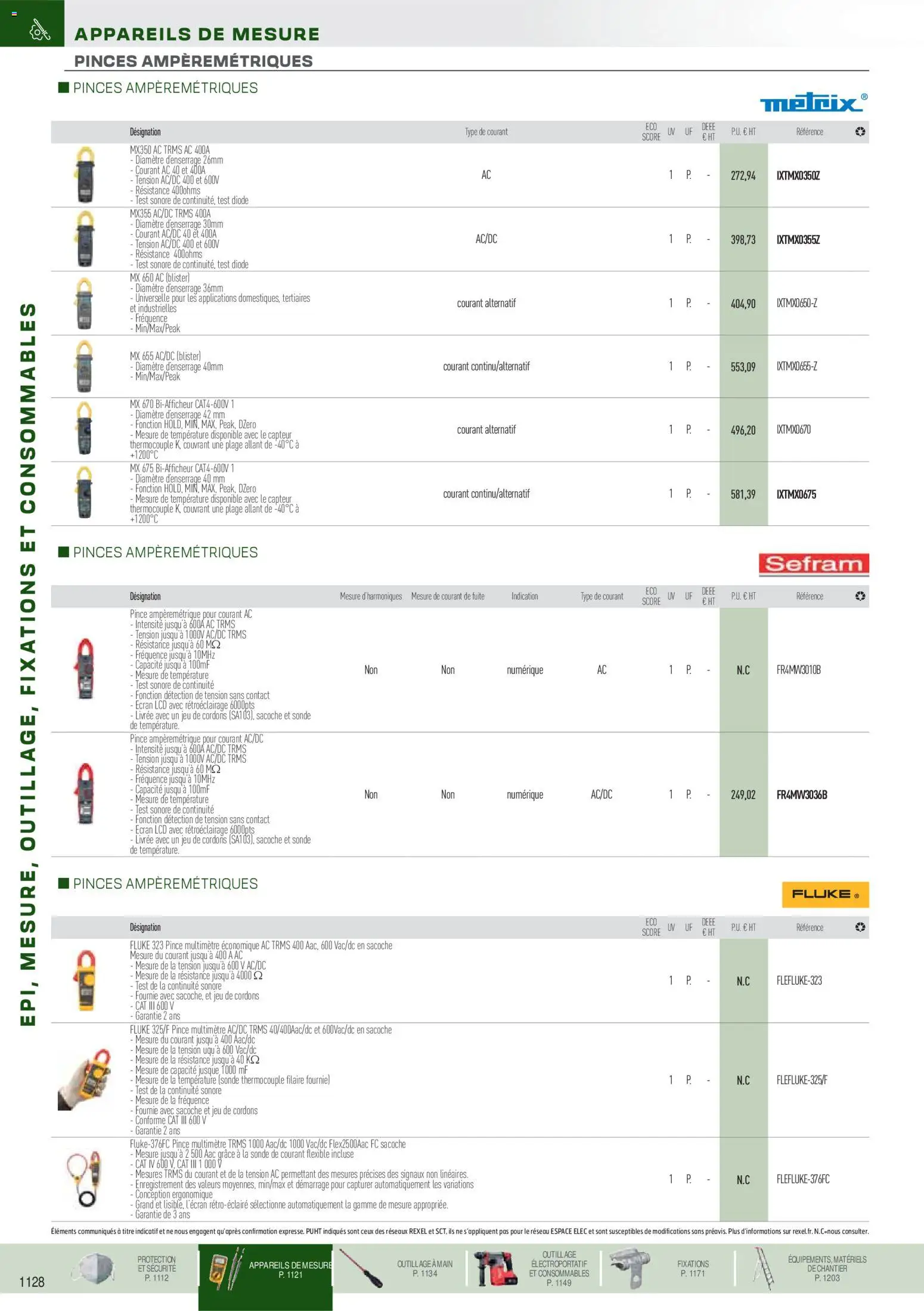 {H1} | Page: 19 | Produits: Pinces