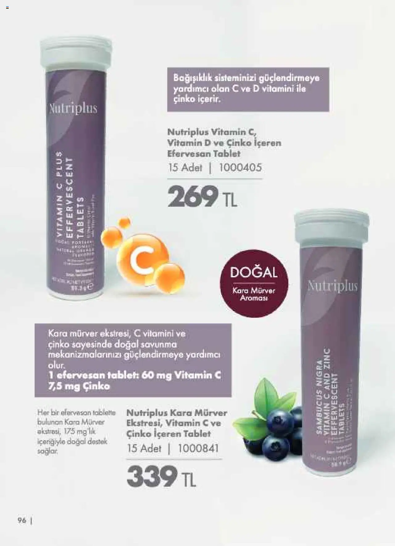 Farmasi Katalog - 01.08.2025 tarihinden itibaren geçerlidir | Sayfa: 96 | Ürünler: Tablet