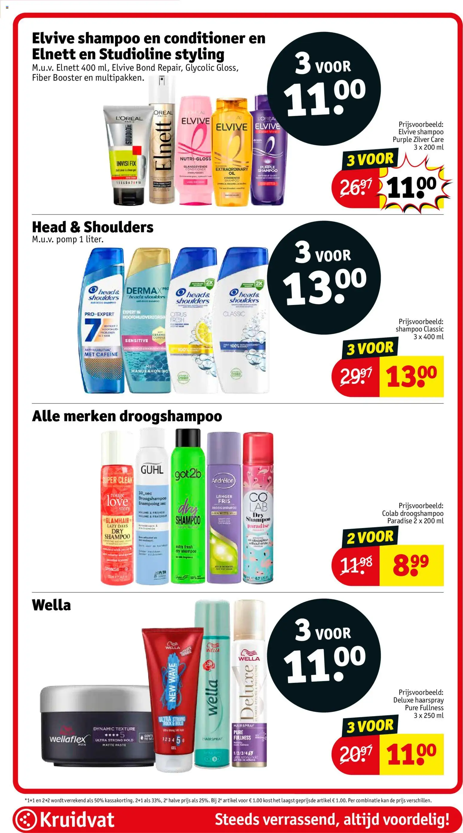 {H1} | Pagina: 18 | Producten: Droogshampoo, Kan, Shampoo, Conditioner