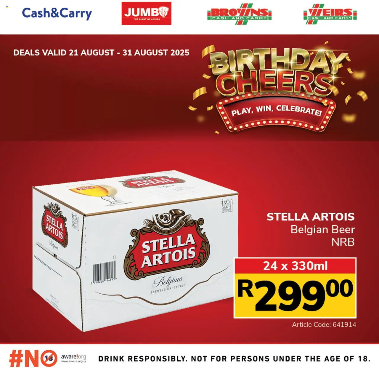 Jumbo Birthday Specials Beer and Cider │ valid from 21.08.2025 | Page: 2 | Products: Beer