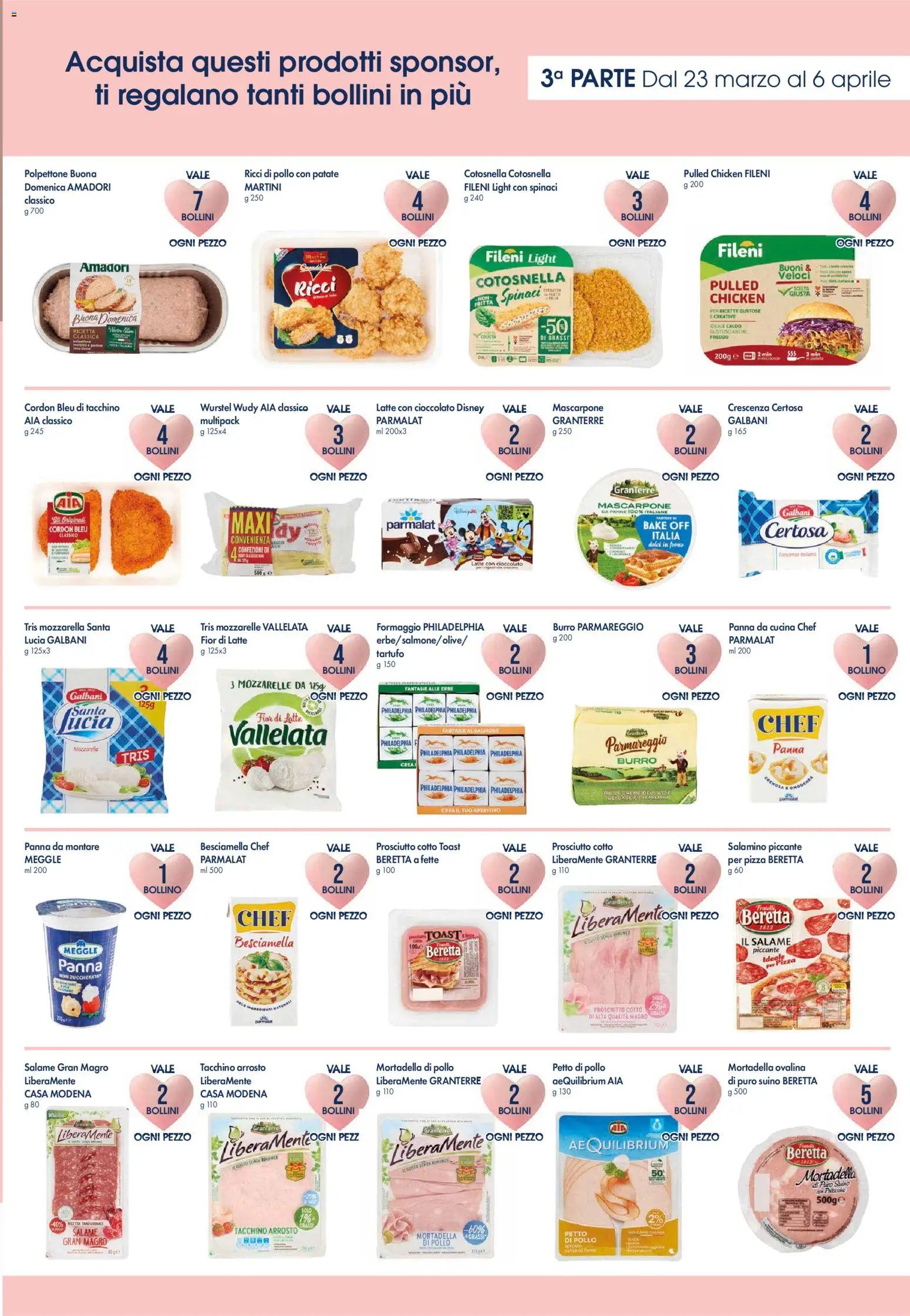 Volantino Famila del 23.03.2026 | Pagina: 9 | Prodotti: Salame, Formaggio, Forno, Aperitivo