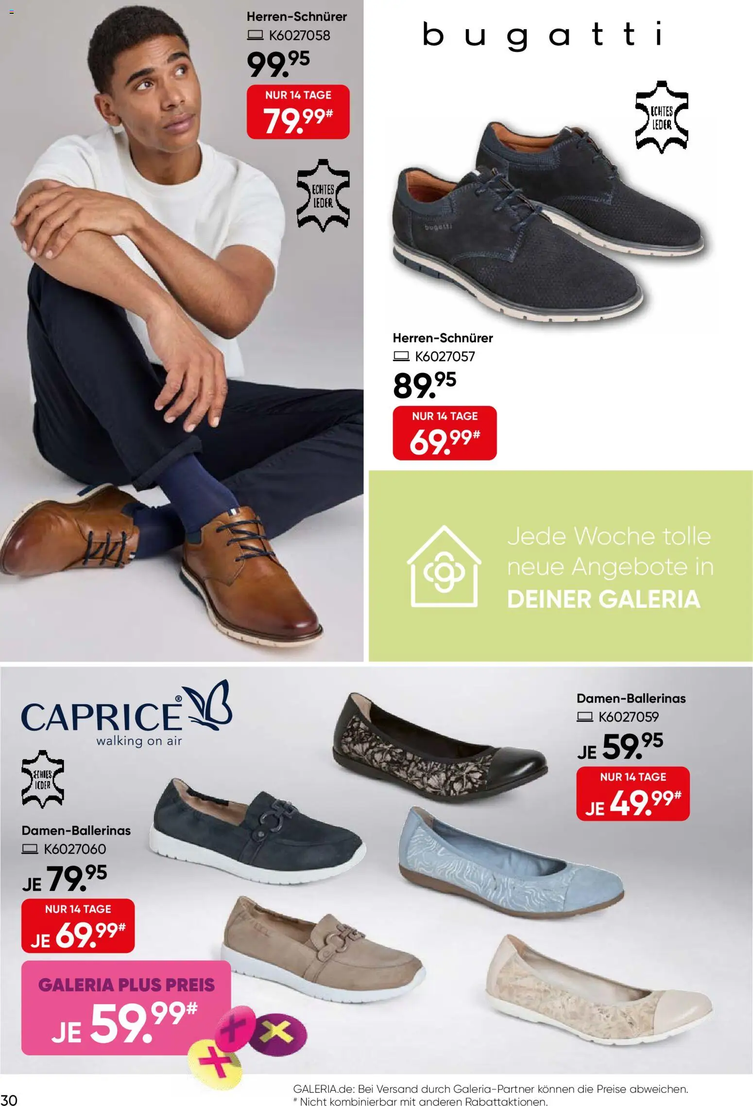 Galeria Karstadt Kaufhof Prospekt 	 – gültig ab 30.03.2026 | Seite: 30 | Produkte: Walking