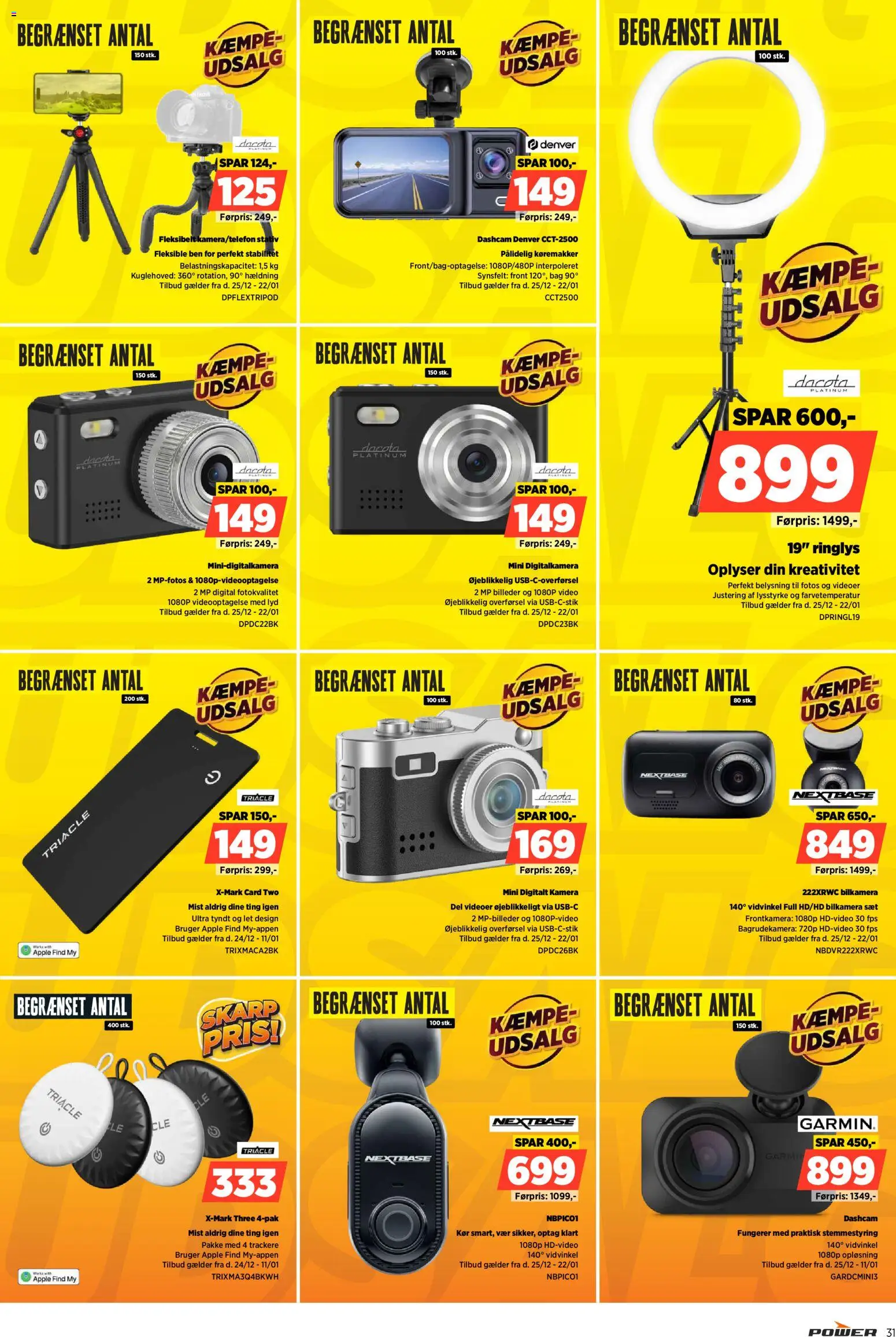 Power tilbudsavis – gyldig fra 02.01.2026 | Side: 31 | Produkter: Lyd, Video, Kamera