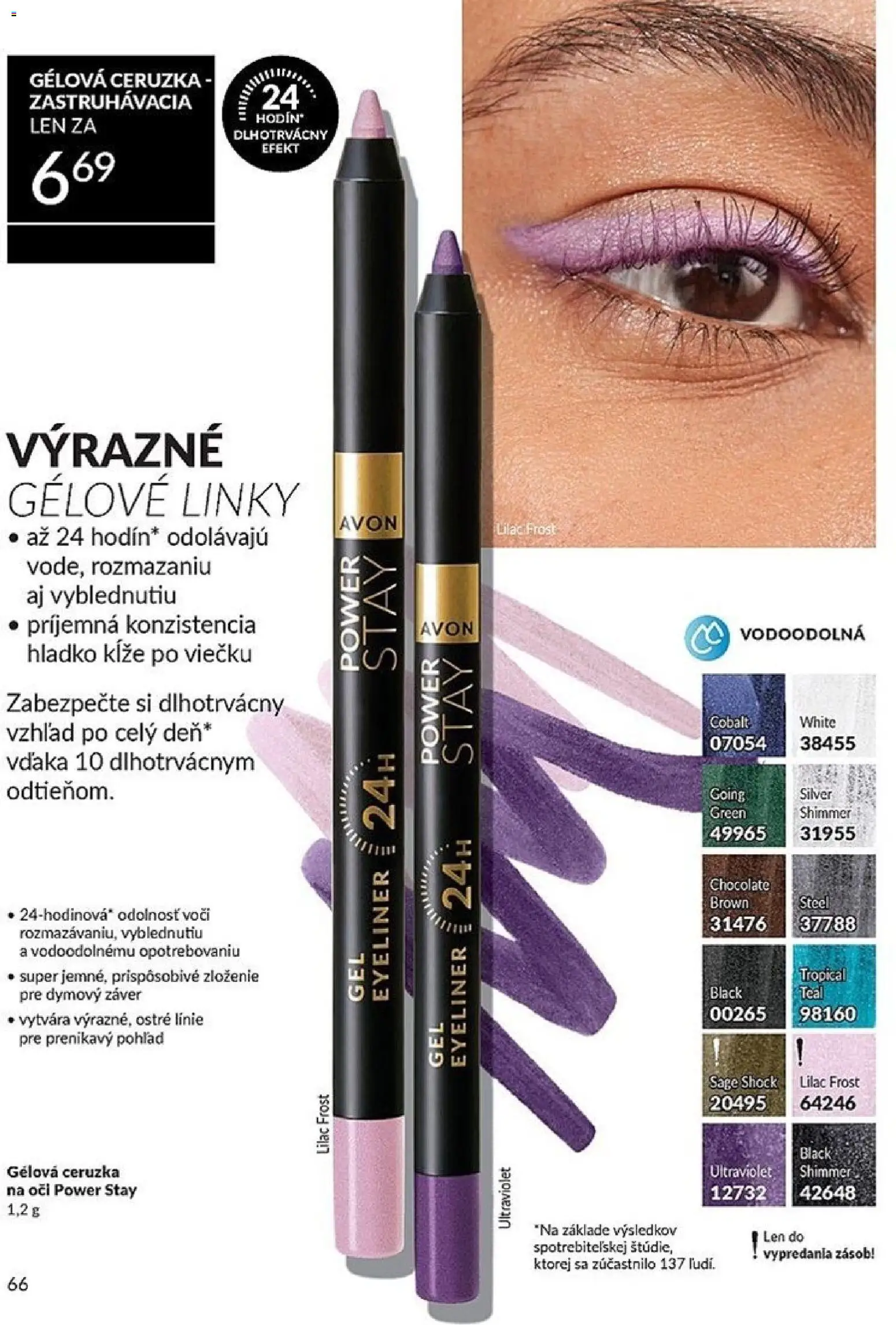 Nové Avon akcie – leták je platný od 01.03.2026 | Strana: 66 | Produkty: Ceruzka
