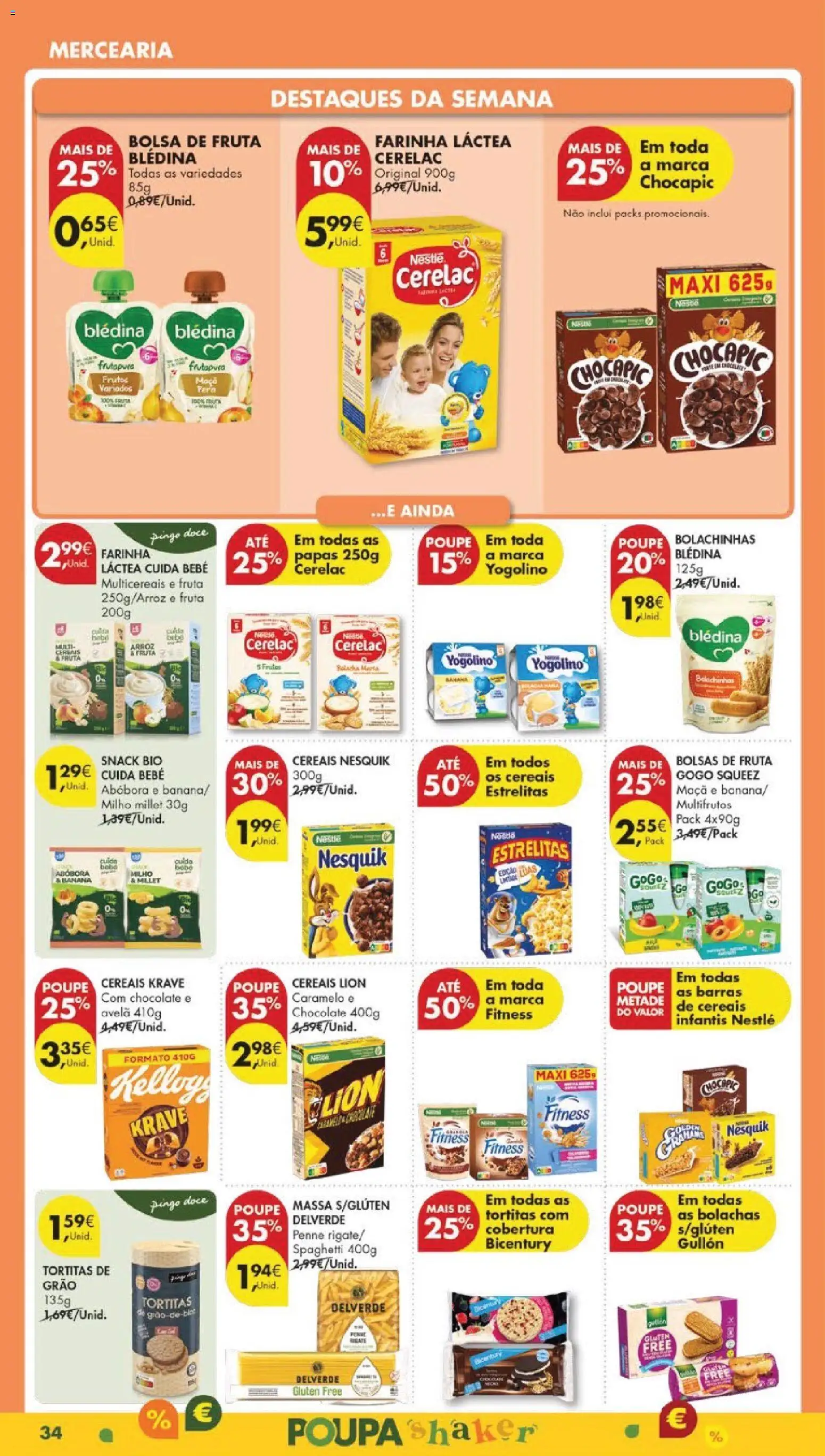 Pingo Doce folheto │ válido de 24.02.2026 | Página: 36 | Produtos: Bolsa, Chocolate, Arroz, Cereais