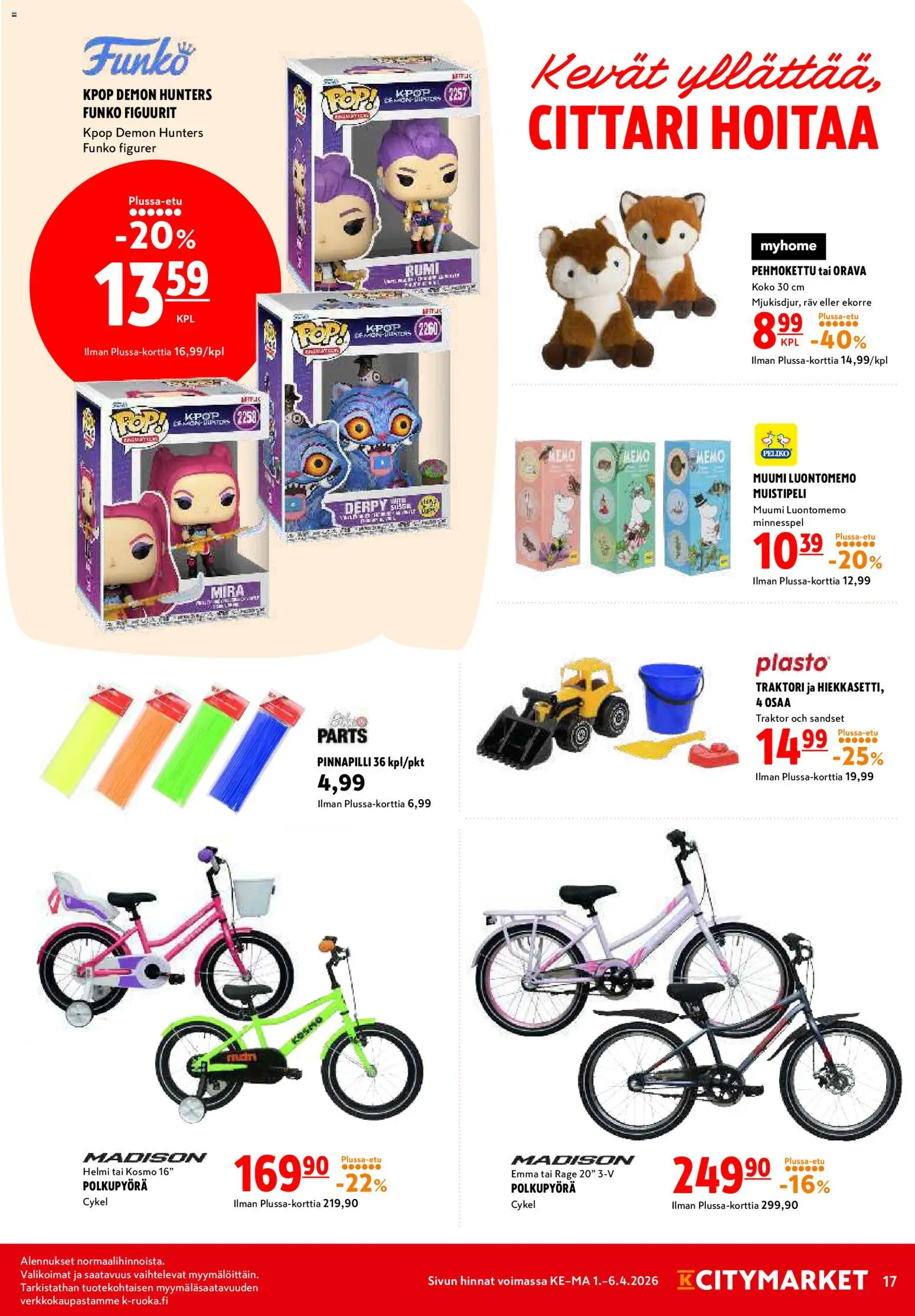 K-Citymarket tarjoukset – voimassa 01.04.2026 alkaen | Sivu: 17