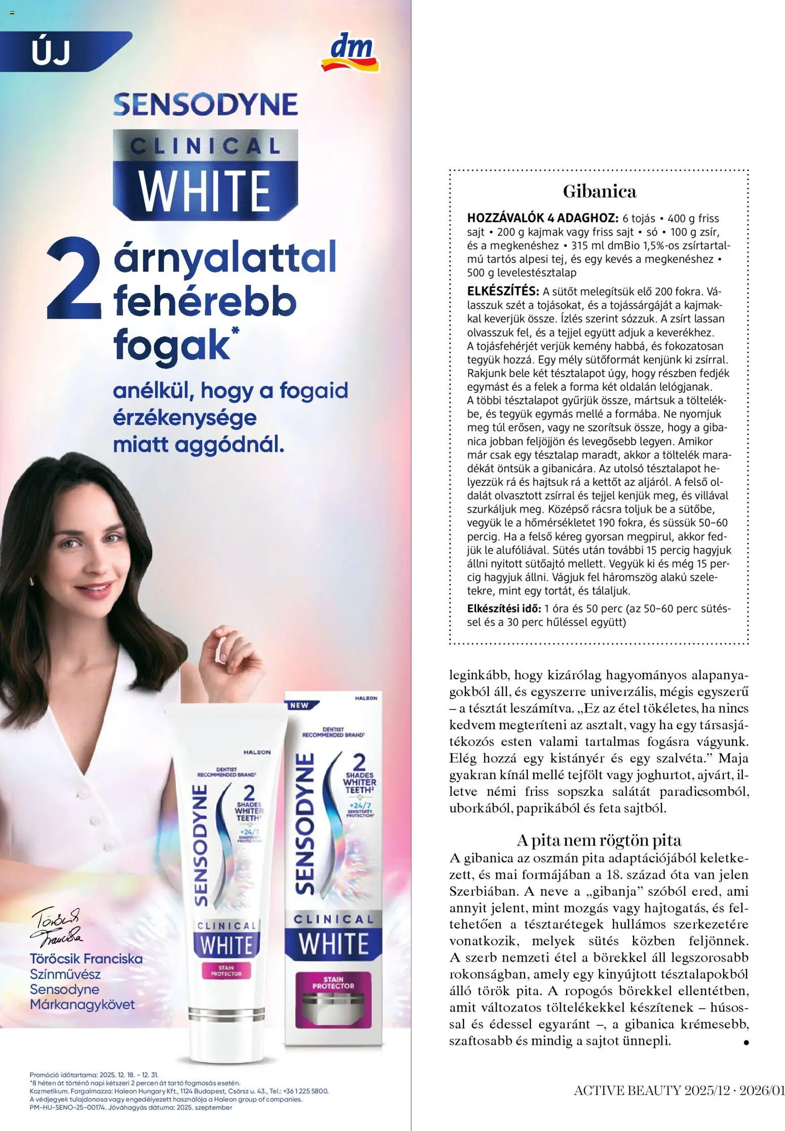 DM Drogerie Markt akciós ujság - amely érvényes a következő dátumtól: 18.12.2025 | Oldal: 70 | Termékek: Sál, Pita, Sajt, Só