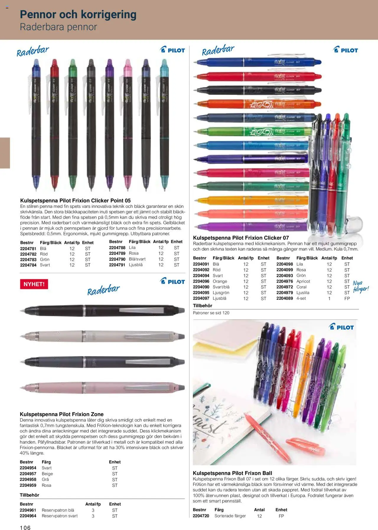 Office Depot reklamblad aktuell från 15.02.2024 | Sida: 108 | Produkter: Set, Penna