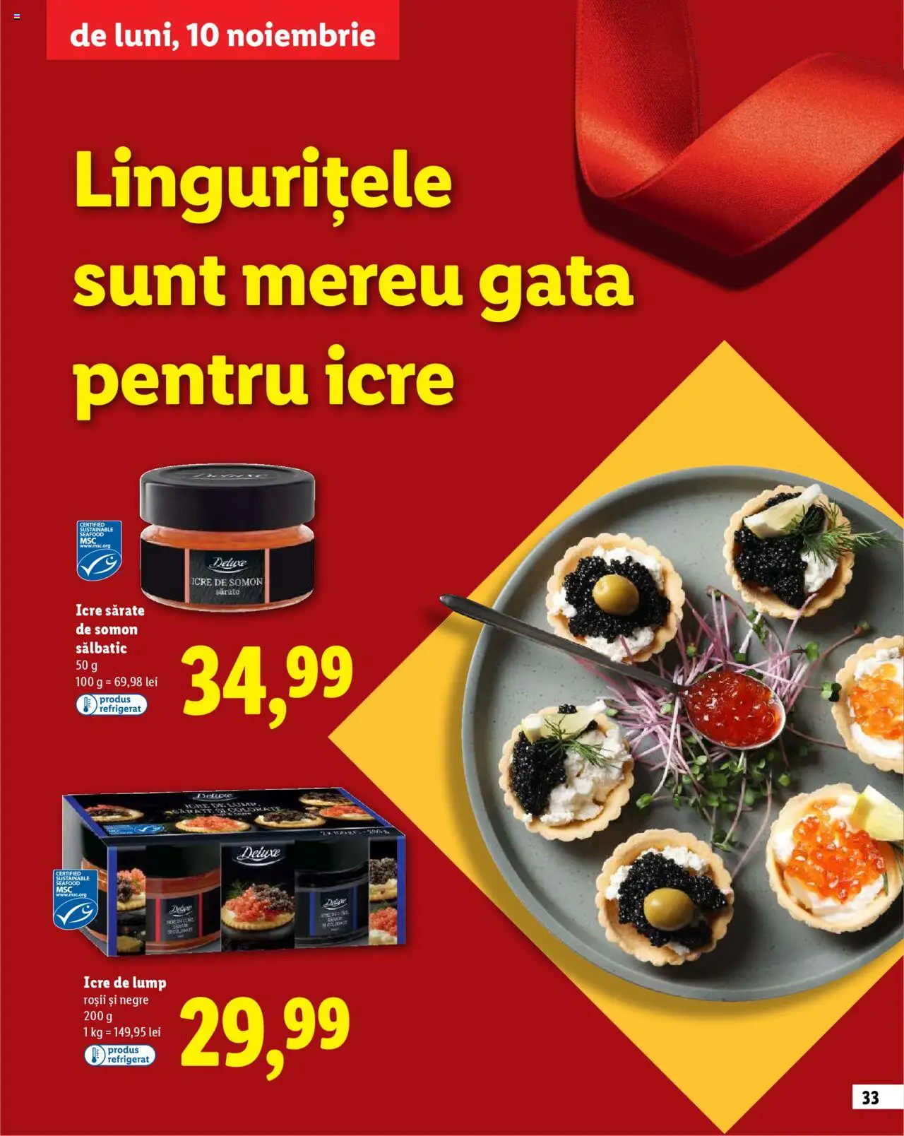 Noul catalog Lidl – valabil de la 23.10.2025 | Pagină: 33 | Produse: Roșii