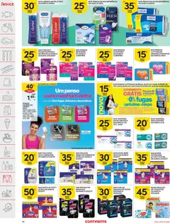 Pré-visualização Continente folheto válido de 03.03.2026 | Página: 48 | Produtos: Pensos higiénicos, Fraldas, Pijamas, Cuecas