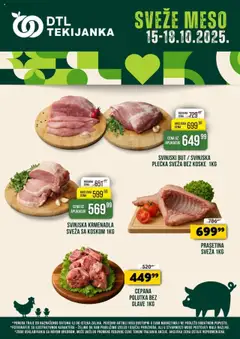 Tekijanka sveže meso - pregled Tekijanka kataloga - važi od 15.10.2025