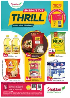 Preview of Shaklan - Unbelievable Deals - Shaklan 3 Supermarket, Al quoz Ind 2 valid from 24.10.2025