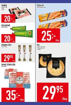 Matdax reklamblad aktuell från 15.09.2025 | Sida: 15 | Produkter: Paj, Skinka, Pizza