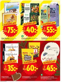 ICA Supermarket - erbjudanden - Förhandsvisning av reklamblad från butik ICA Supermarket aktuell från 01.12.2025 | Sida: 2 | Produkter: Gem, Galler, Mango, Blåbär