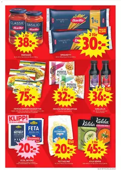 KARINS LASAGNE, Dafgårds frysta enportionsrätter. 380-440 g. Flera olika sorter. Gäller ej Lean eller á la carte. - Förhandsvisning av reklamblad från butik ICA Maxi aktuell från 06.04.2026 | Sida: 7 | Produkter: Grill, Galler, Potatis, Pasta