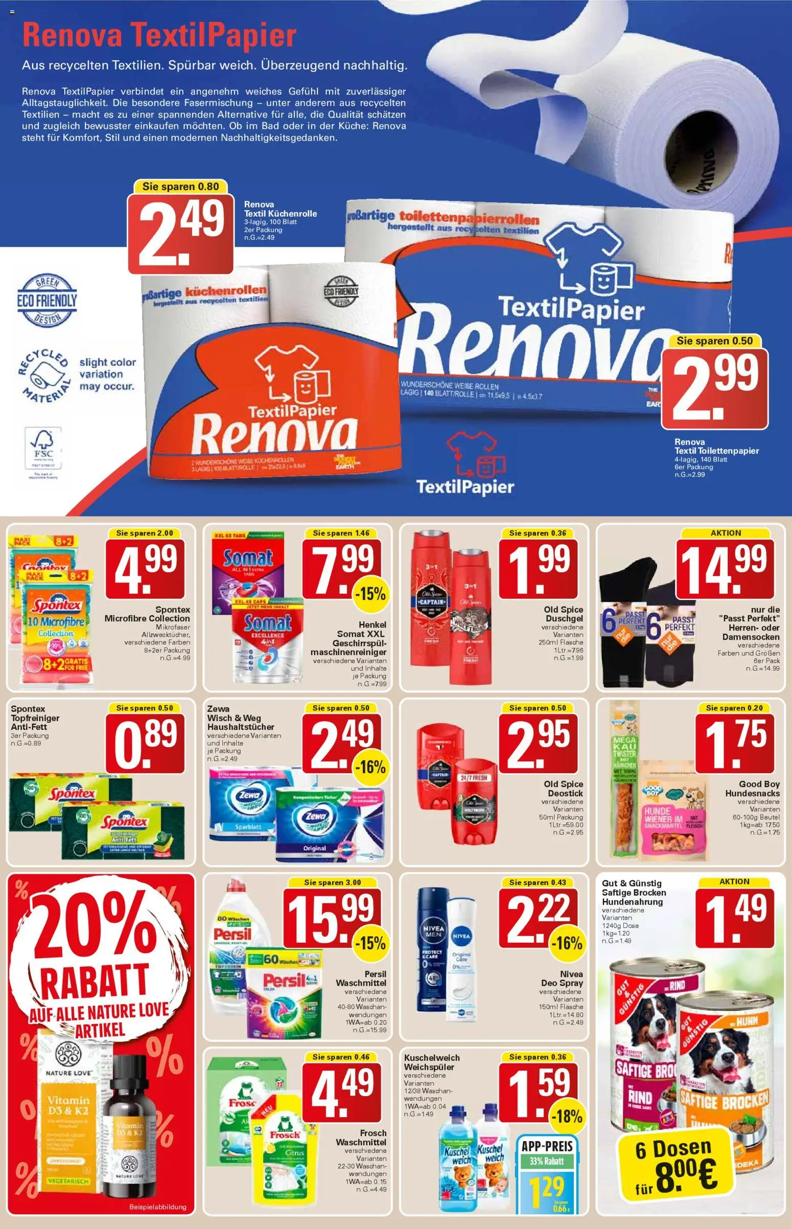 WEZ Prospekt – gültig ab 02.02.2026 | Seite: 15 | Produkte: Bad, Küche, Waschmittel, Küchenrolle