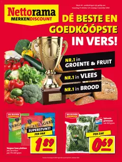 Nettorama - Folder - Voorbeeld van een folder van Nettorama, geldig van 27.10.2025