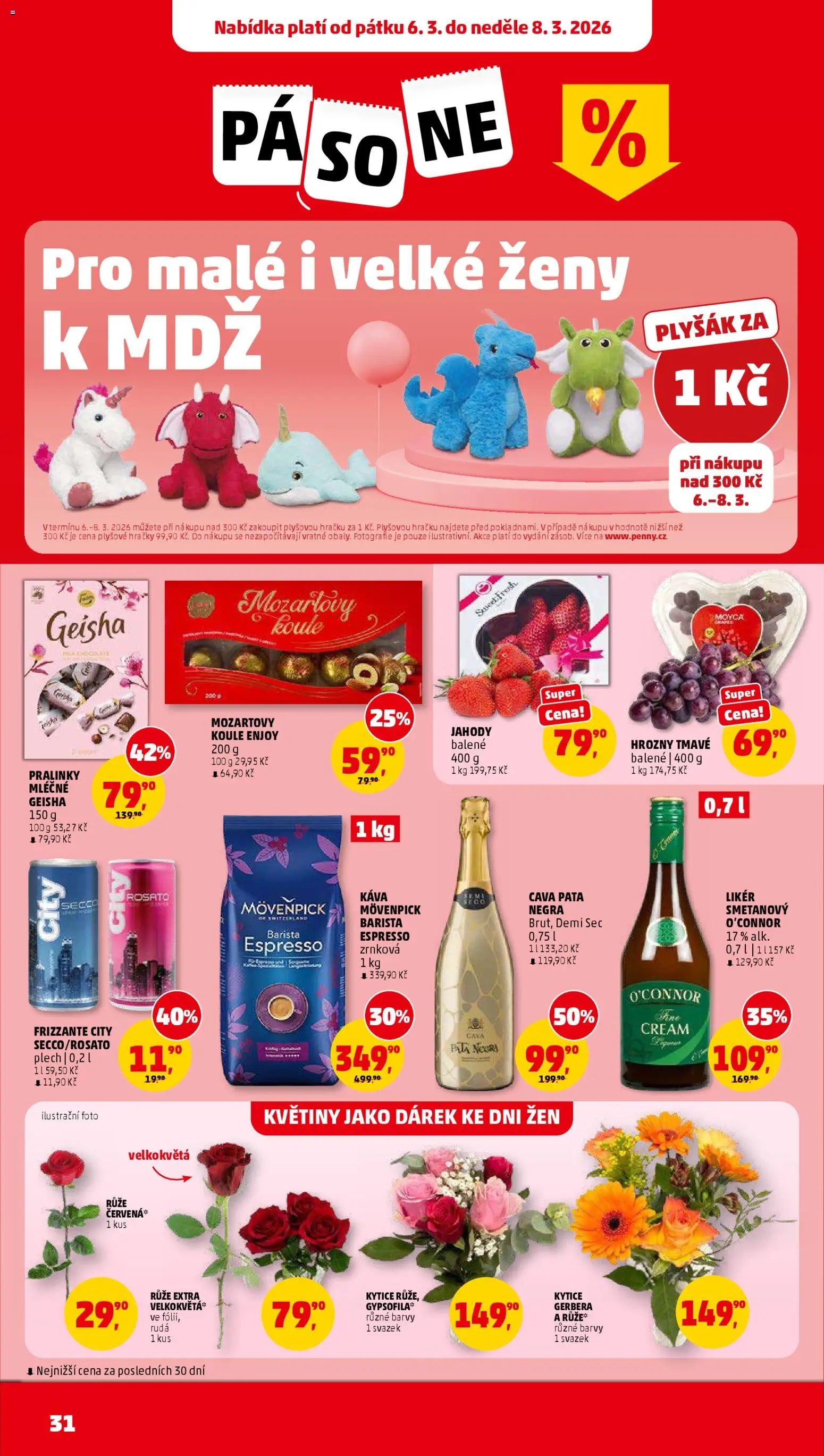Penny Market leták od 04.03.2026 | Strana: 31 | Produkty: Káva, Frizzante, Káva Mövenpick, Barvy