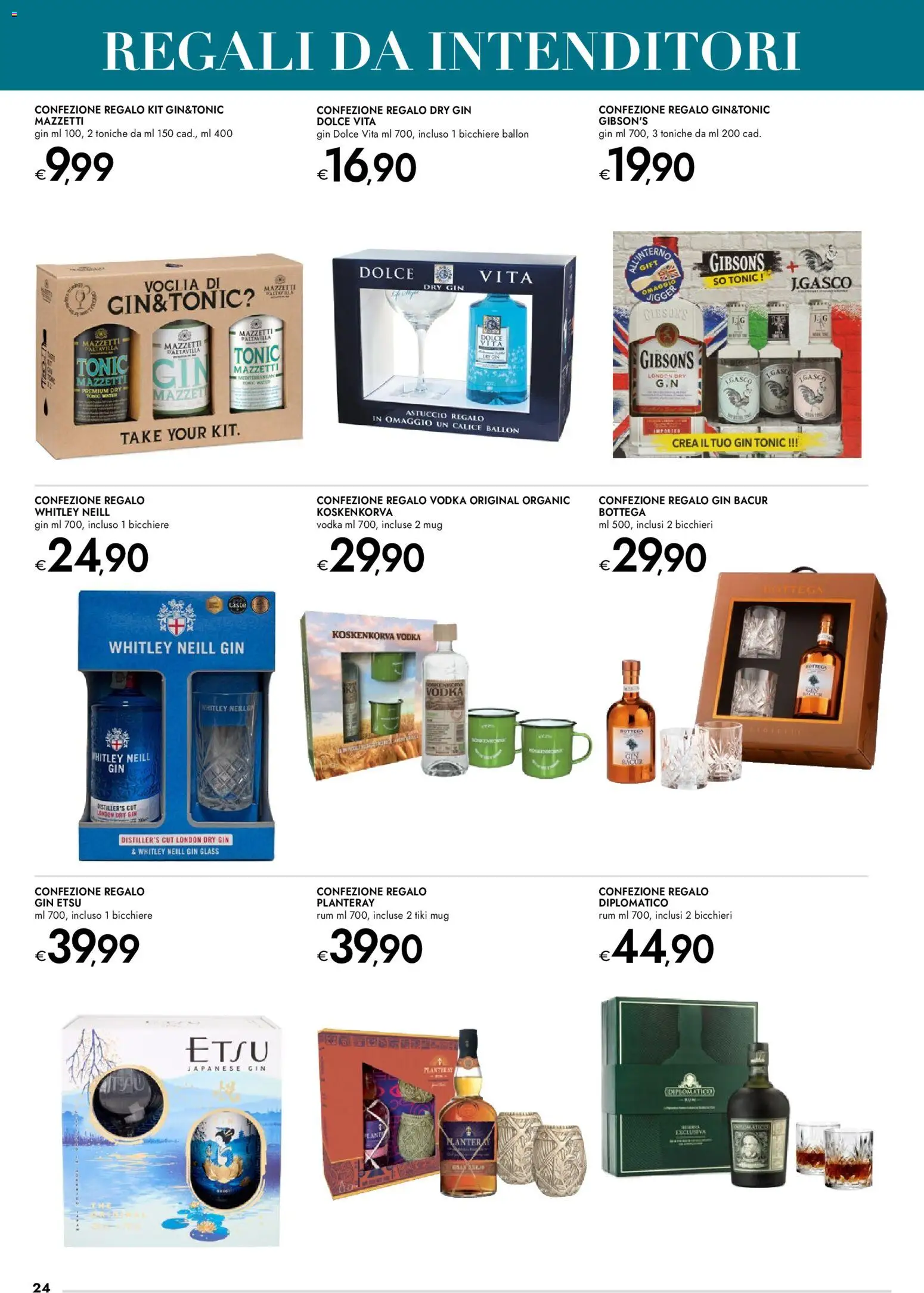 Volantino bennet del 20.11.2025 | Pagina: 24 | Prodotti: Calice, Vodka, Rum, Astuccio