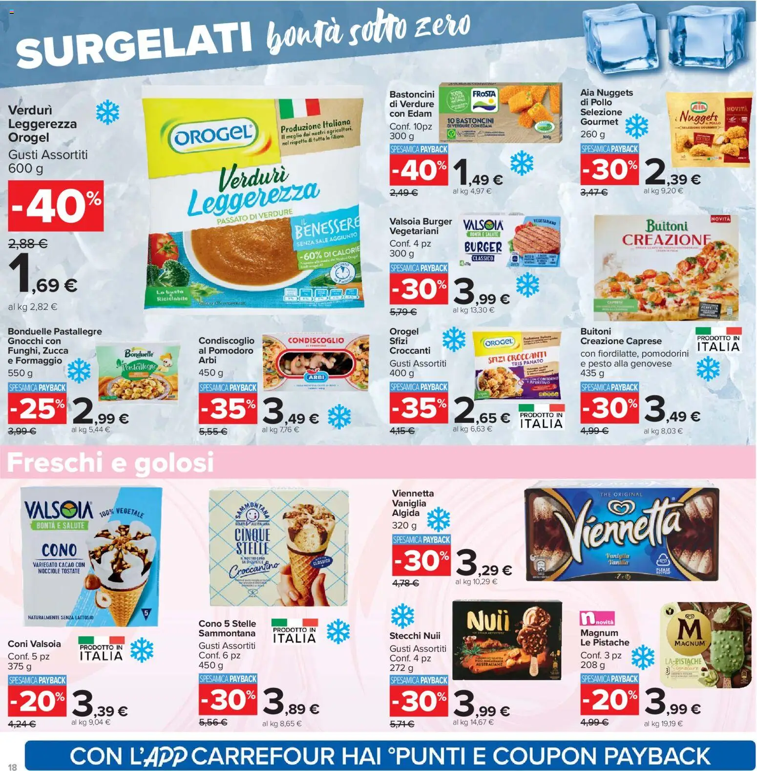 Volantino Carrefour del 07.04.2026 | Pagina: 18 | Prodotti: Pomodorini, Sale, Formaggio, Nocciole
