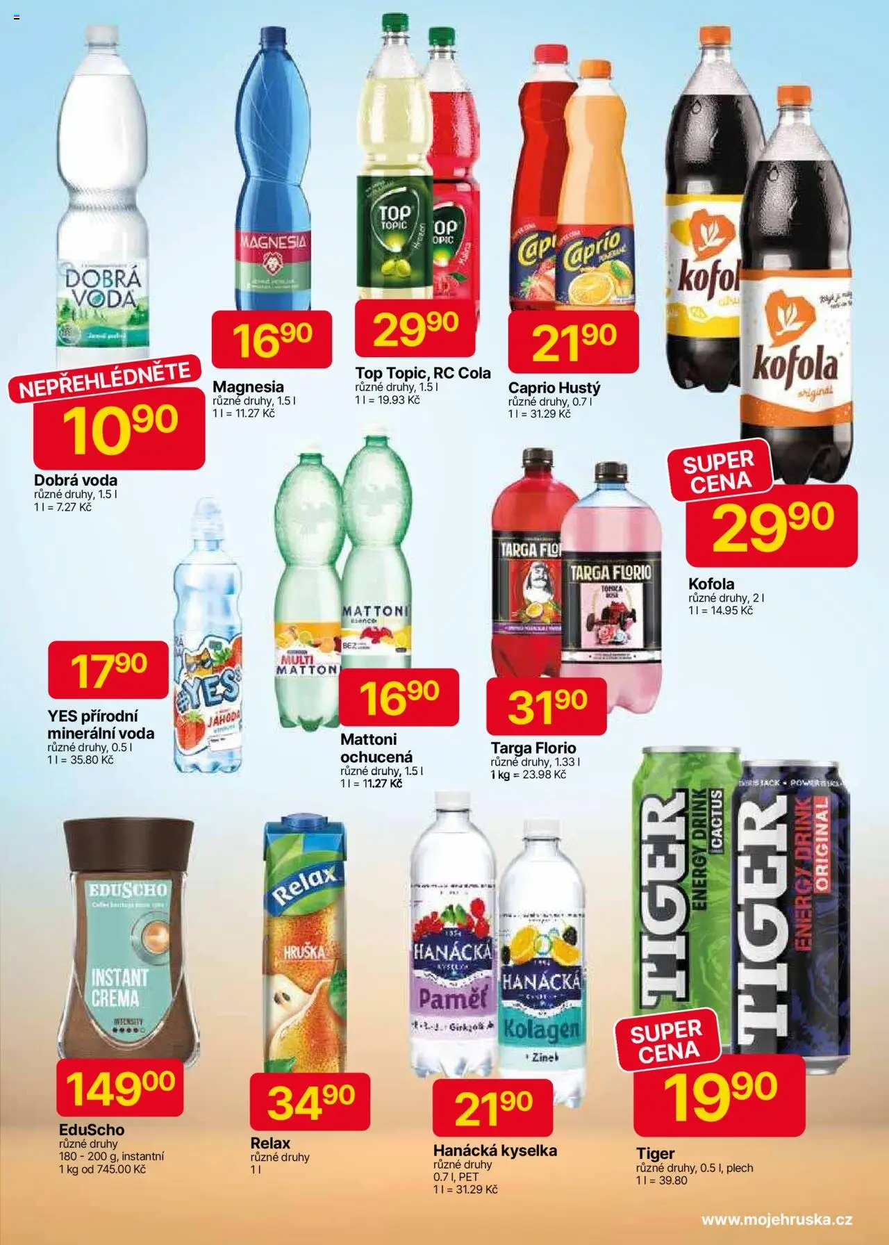 Hruška leták od 03.06.2025 | Strana: 5 | Produkty: Dobrá voda, Magnesia, Kofola, Crema
