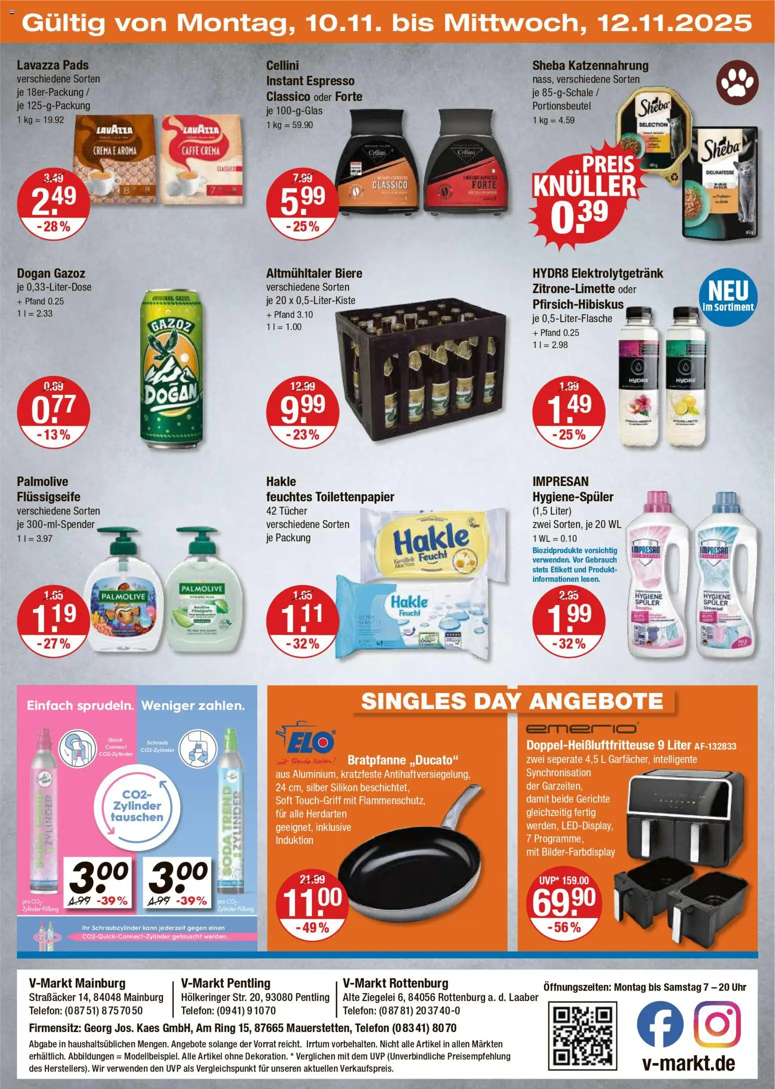 V-Markt - Black Friday – gültig ab 06.11.2025 | Seite: 20 | Produkte: Lavazza, Sheba, Telefon, Uhr