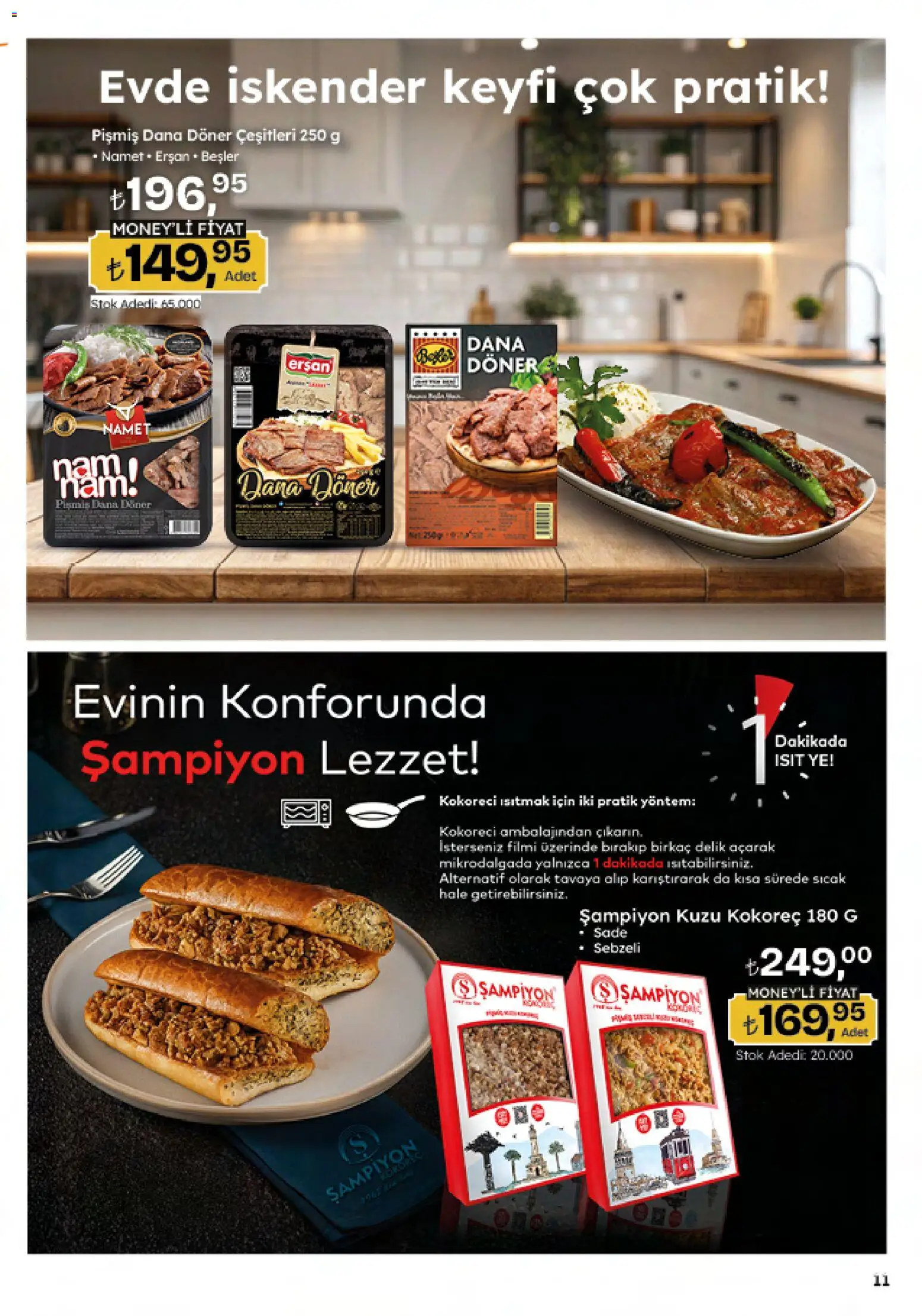 Migros Katalog - 5M Migroskop Dijital - 23.10.2025 tarihinden itibaren geçerlidir | Sayfa: 11 | Ürünler: Döner