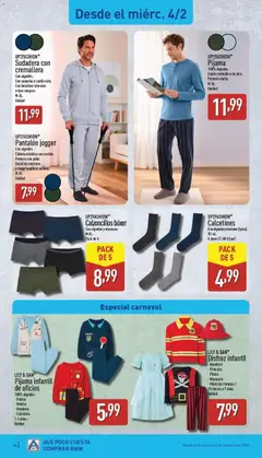 Vista previa UP2FASHION® Pijama, 100% algodón. Cuello redondo o de pico. Pernera ancha. M-XL. Unidad válido desde el 02.02.2026 | Página: 14