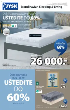 Jysk katalog - pregled Jysk kataloga - važi od 15.10.2025