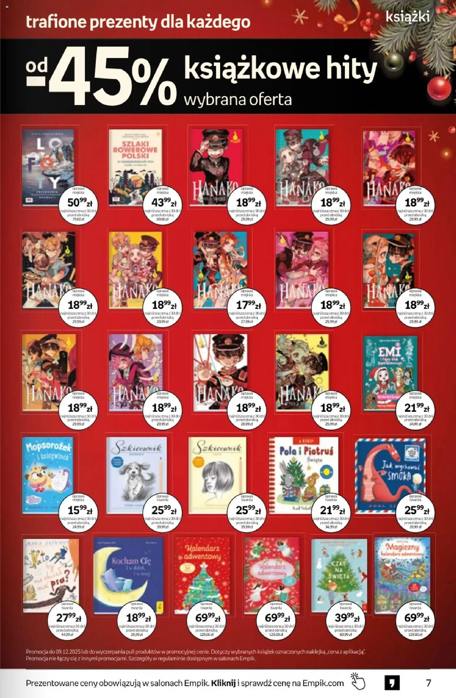 Empik promocje - Tom kultury Książki od 26.11.2025 | Strona: 7 | Produkty: Kalendarz, Książki