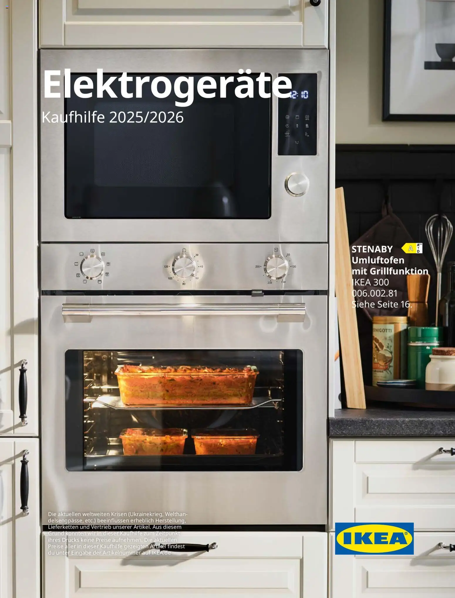 Ikea Elektrogeräte – gültig ab 02.01.2026 | Seite: 1