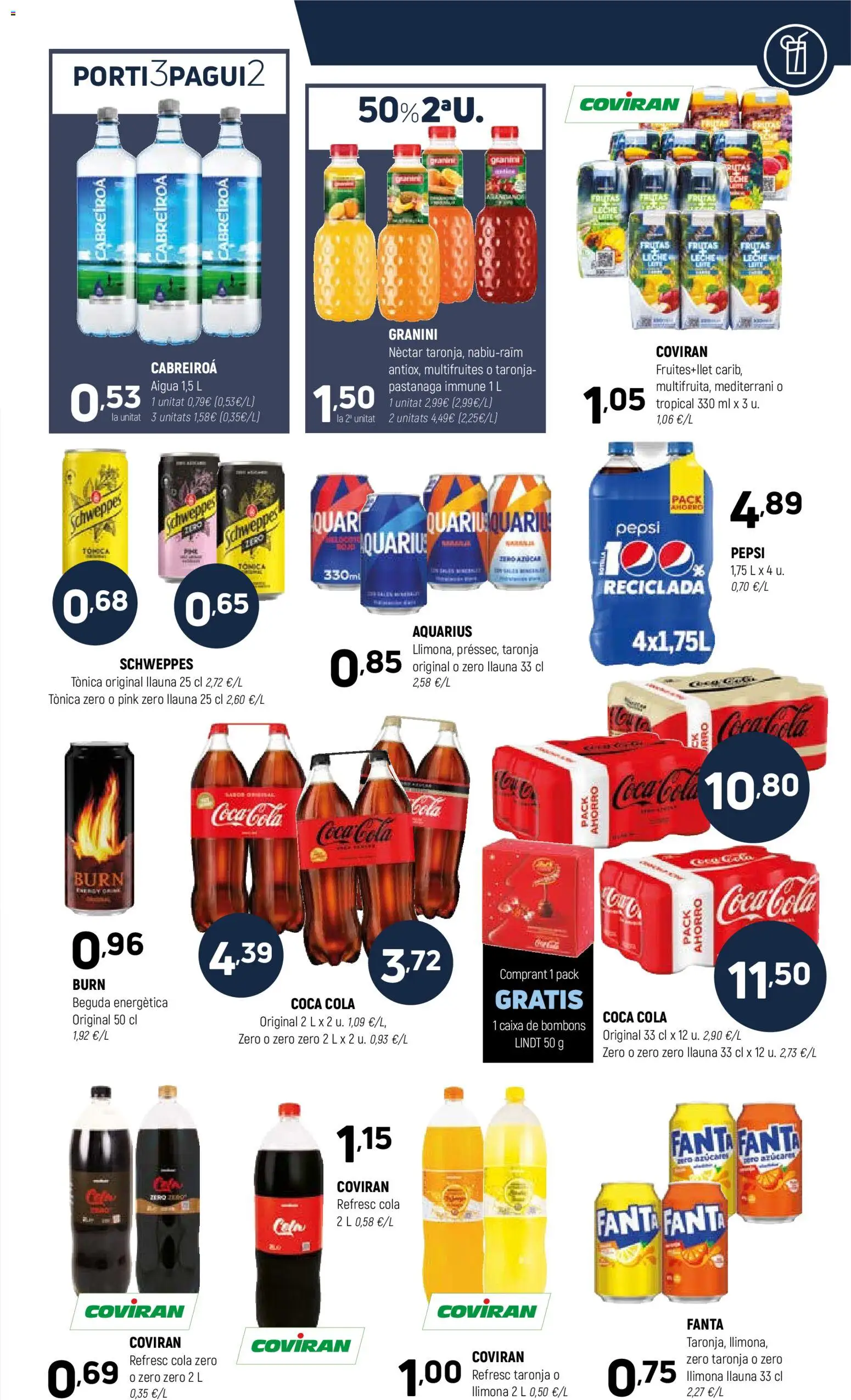 Coviran - Barcelona │ válido desde el 02.12.2025 | Página: 17 | Productos: Leche, Κεραία, Néctar