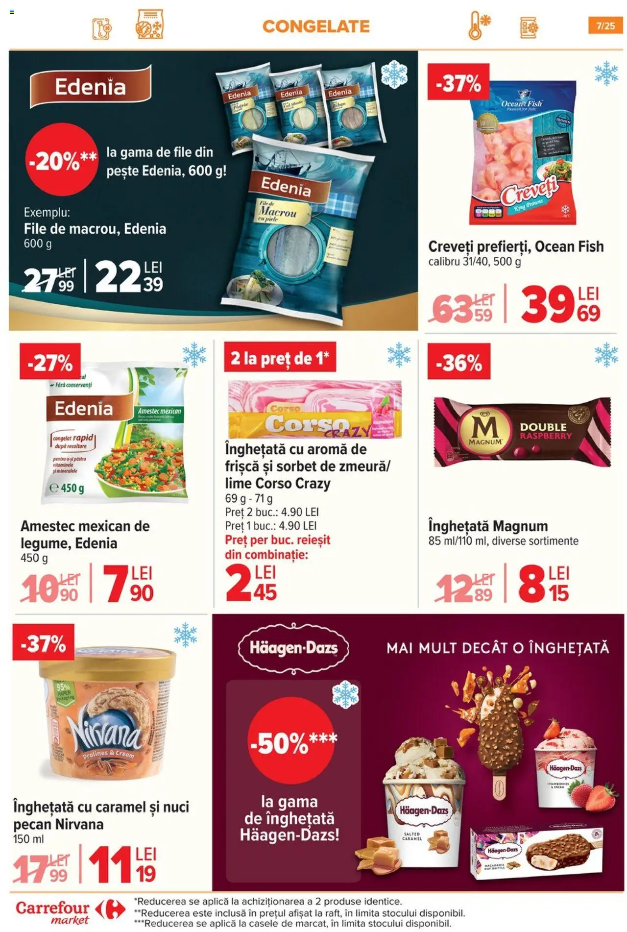 Carrefour catalog - Market – valabil de la 06.08.2025 | Pagină: 7 | Produse: Lime, Pește, Nuci, Înghețată