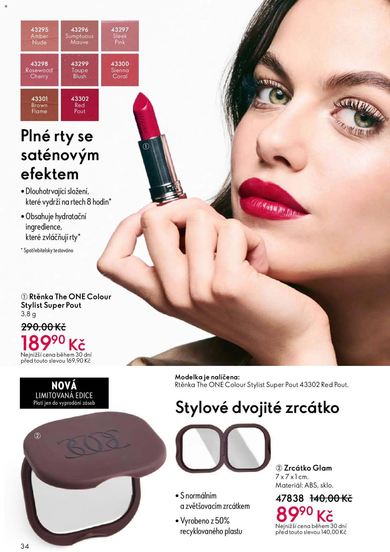 Oriflame katalog č.15/2025 od 22.10.2025 | Strana: 34 | Produkty: Rtěnka