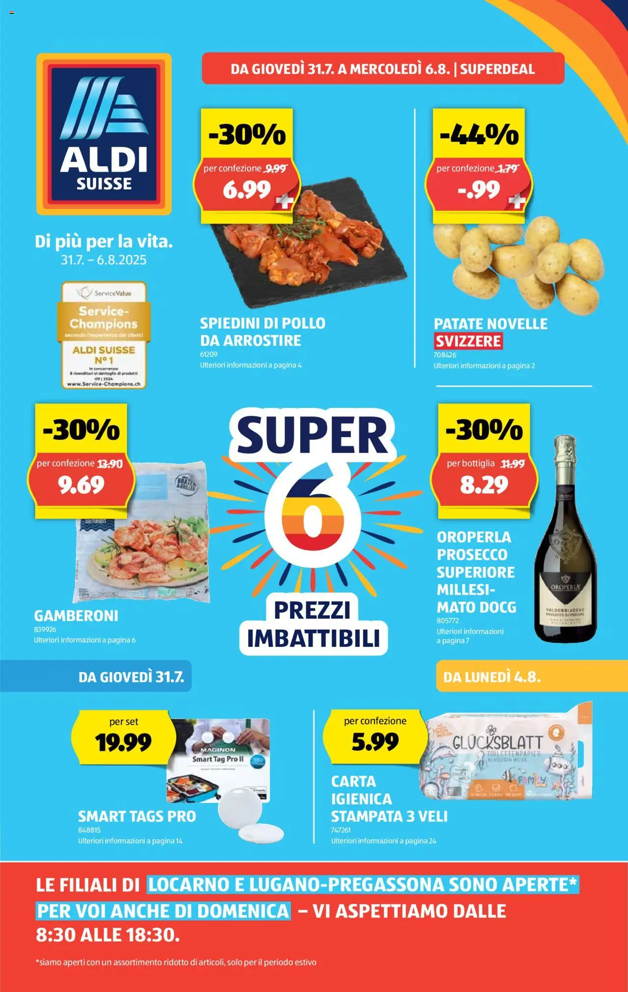 Aldi Volantino ab 31.07.2025 | Seite: 1