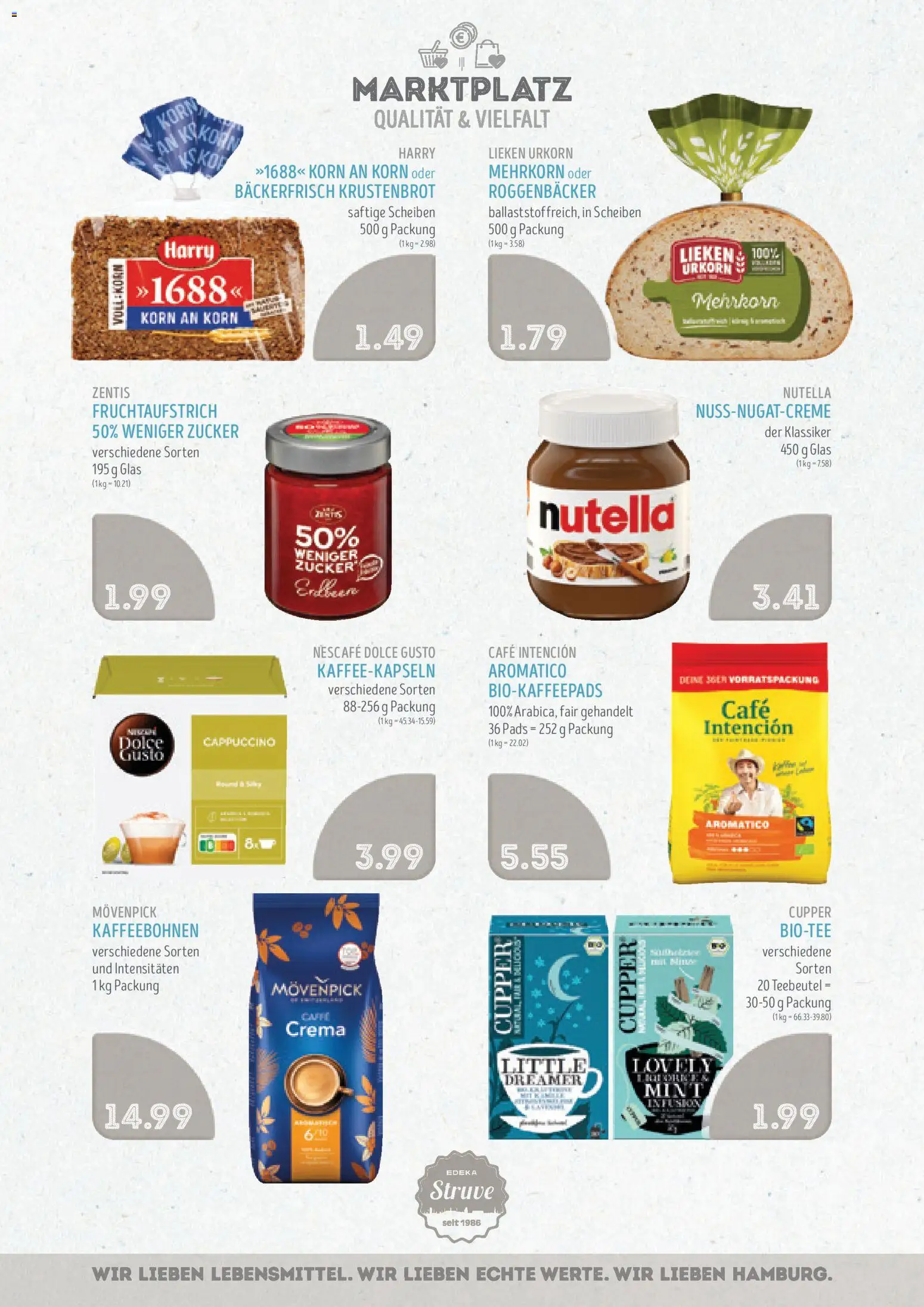 Edeka Struve Prospekt 	 – gültig ab 02.02.2026 | Seite: 12 | Produkte: Nescafe, Nutella, Zucker, Dolce gusto