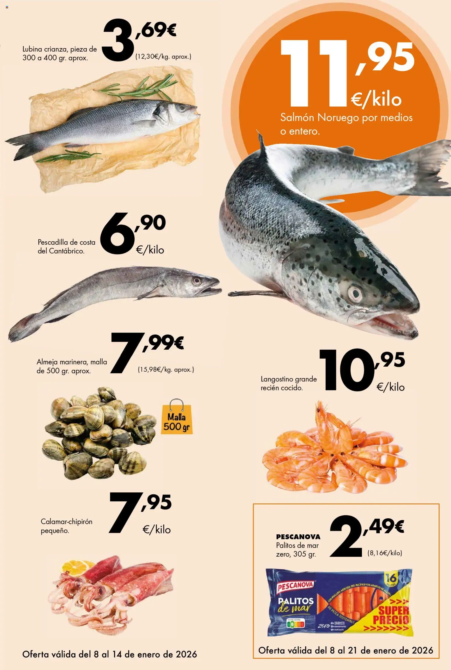 Lupa Supermercados folleto │ válido desde el 08.01.2026 | Página: 9 | Productos: Langostino