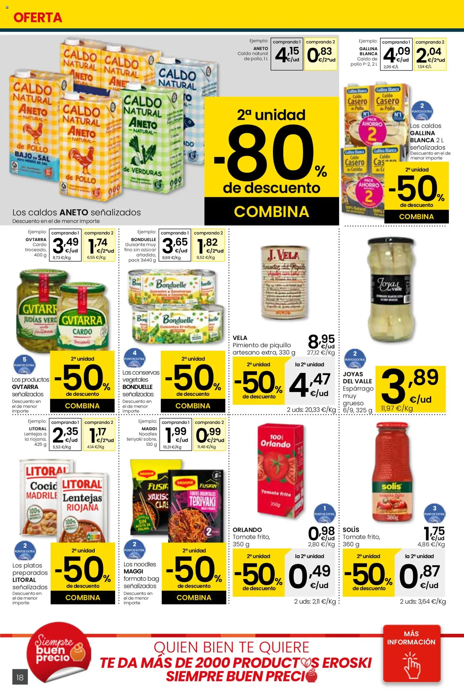 Eroski - Viste tu cesta de primavera Center │ válido desde el 26.02.2026 | Página: 18 | Productos: Κάδος απορρυμάτων, Té, Vela