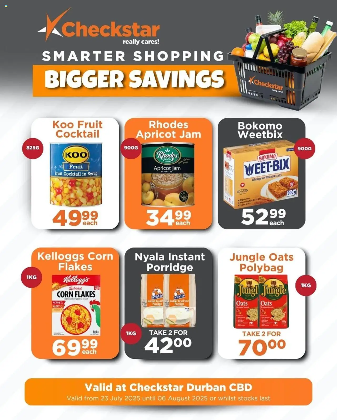 Check Star Durban CBD Specials │ valid from 23.07.2025 | Page: 11 | Products: Corn, Oats, Flakes, Fruit