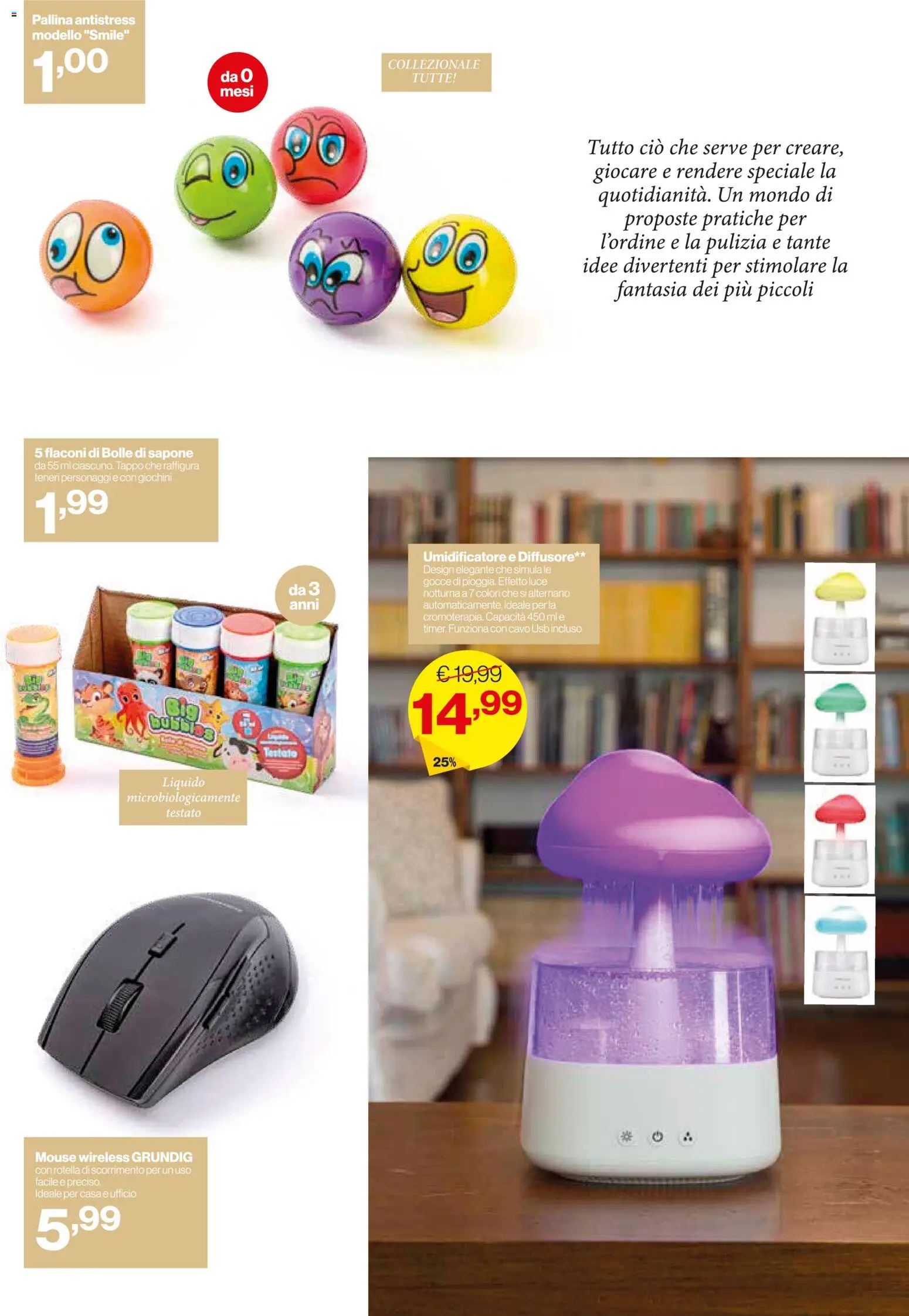 Volantino IN's del 25.02.2026 | Pagina: 23 | Prodotti: Sapone, Mouse, Cavo, USB