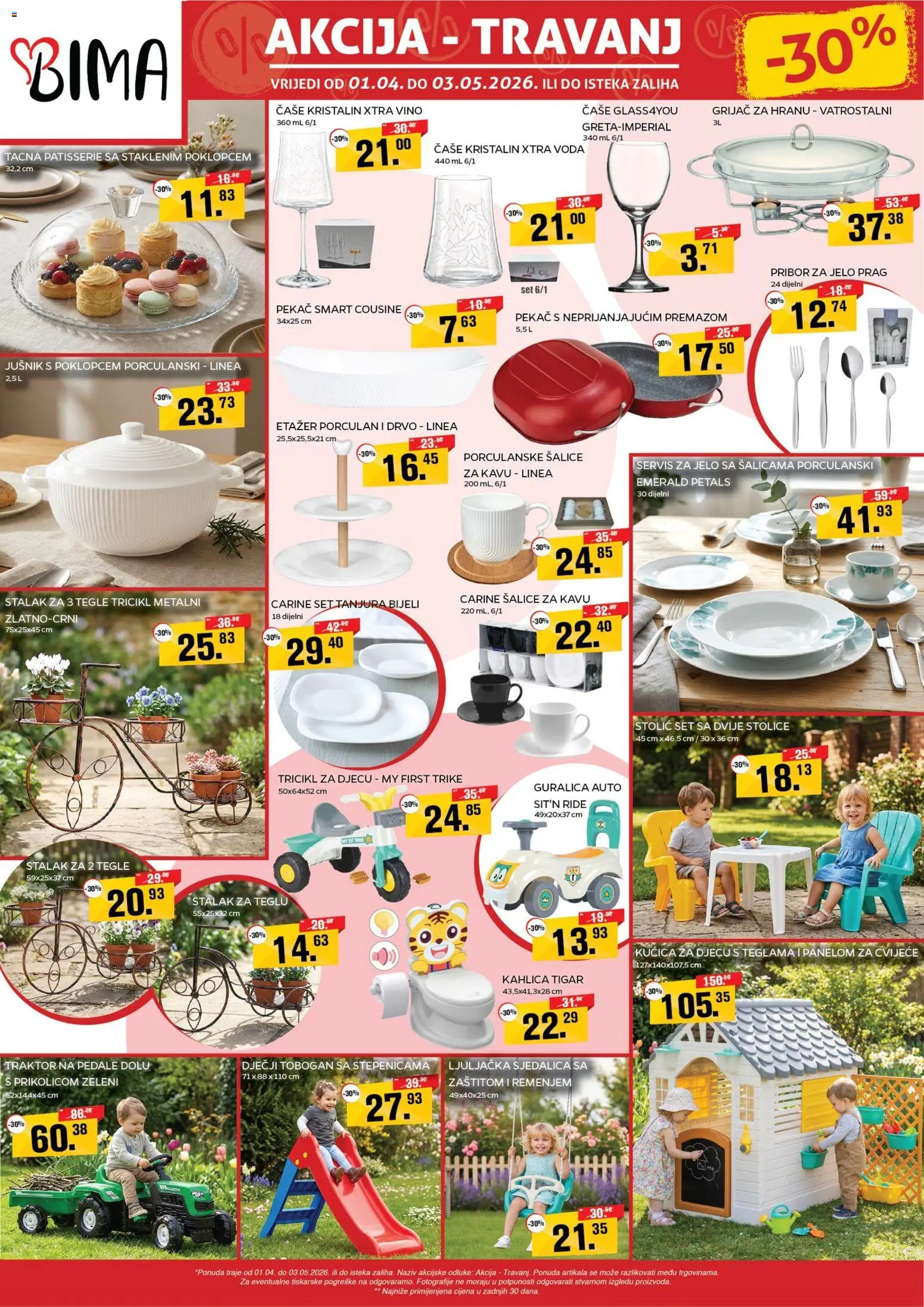 Bima katalog | vrijedi od 01.04.2026 | Stranica: 1