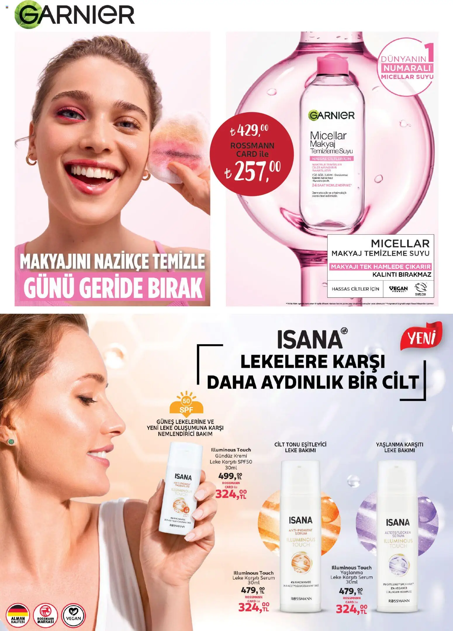 Rossmann İndirim - 02.03.2026 tarihinden itibaren geçerlidir | Sayfa: 21 | Ürünler: Makyaj, Saat