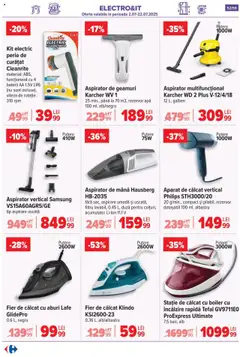 Catalog Carrefour – valabil de la 02.07.2025 | Pagină: 52 | Produse: Enginar, Fier de călcat, Perie, Apă